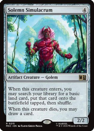 Solemn Simulacrum (215) [Commander: Marvel Super Heroes]
