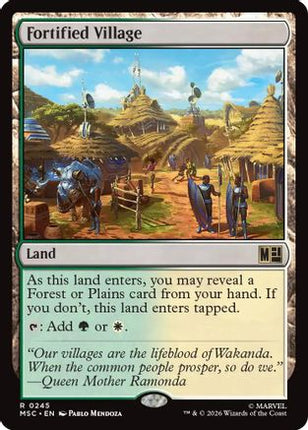 Fortified Village (245) [Commander: Marvel Super Heroes]