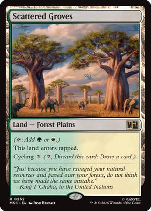 Scattered Groves (262) [Commander: Marvel Super Heroes]