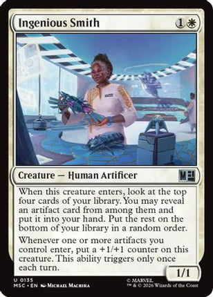 Ingenious Smith (Surge Foil) (135) [Commander: Marvel Super Heroes] Foil