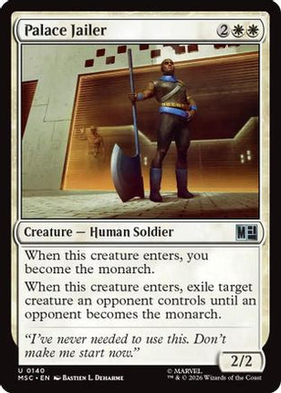 Palace Jailer (Surge Foil) (140) [Commander: Marvel Super Heroes] Foil