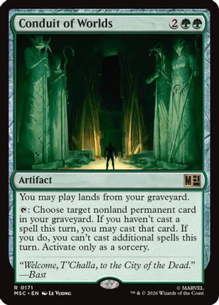 Conduit of Worlds (Surge Foil) (171) [Commander: Marvel Super Heroes] Foil