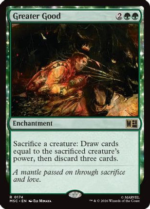 Greater Good (Surge Foil) (174) [Commander: Marvel Super Heroes] Foil