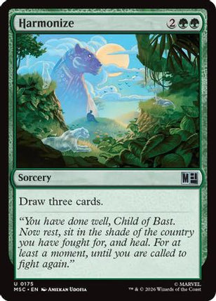 Harmonize (Surge Foil) (175) [Commander: Marvel Super Heroes] Foil