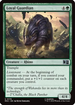 Loyal Guardian (Surge Foil) (176) [Commander: Marvel Super Heroes] Foil