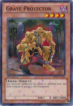 Grave Protector (Starfoil) (Starfoil Rare) [BP01-EN186] Unlimited