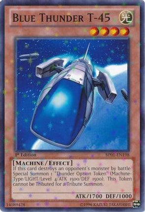Blue Thunder T-45 (Starfoil) (Starfoil Rare) [BP01-EN198] Unlimited