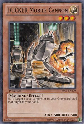 DUCKER Mobile Cannon (Starfoil) (Starfoil Rare) [BP01-EN200] Unlimited