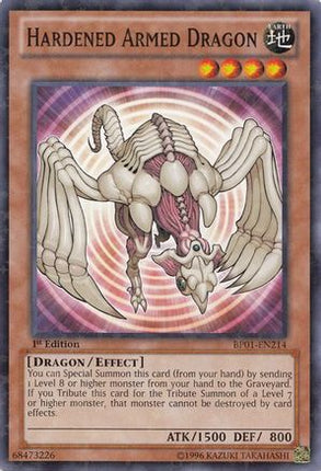Hardened Armed Dragon (Starfoil) (Starfoil Rare) [BP01-EN214] 1st Edition