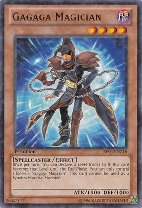 Gagaga Magician (Starfoil) (Starfoil Rare) [BP01-EN218] Unlimited