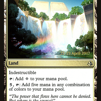 Cascading Cataracts [Amonkhet Promos] Prerelease Foil