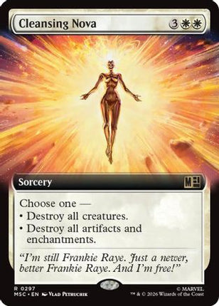 Cleansing Nova (Extended Art) (297) [Commander: Marvel Super Heroes] Foil