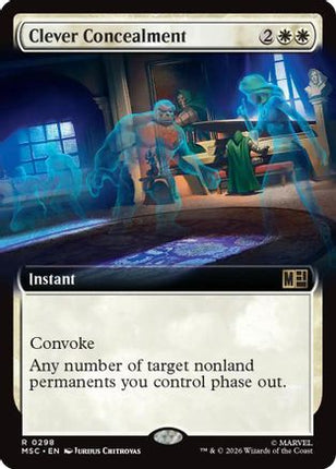 Clever Concealment (Extended Art) (298) [Commander: Marvel Super Heroes]