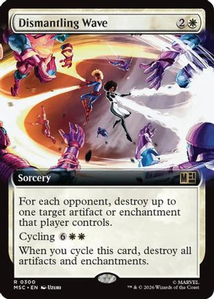 Dismantling Wave (Extended Art) (300) [Commander: Marvel Super Heroes]