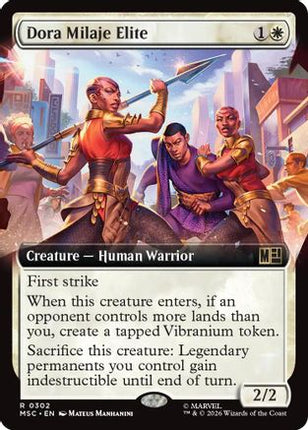 Dora Milaje Elite (Extended Art) (302) [Commander: Marvel Super Heroes] Foil