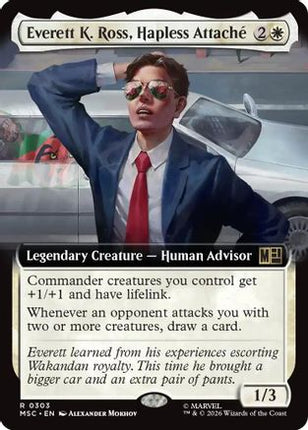Everett K. Ross, Hapless Attache (Extended Art) (303) [Commander: Marvel Super Heroes]