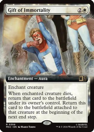 Gift of Immortality (Extended Art) (306) [Commander: Marvel Super Heroes] Foil