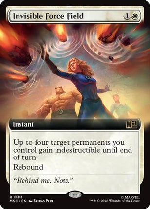 Invisible Force Field (Extended Art) (311) [Commander: Marvel Super Heroes]