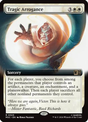 Tragic Arrogance (Extended Art) (323) [Commander: Marvel Super Heroes]