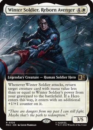 Winter Soldier, Reborn Avenger (Extended Art) (326) [Commander: Marvel Super Heroes]