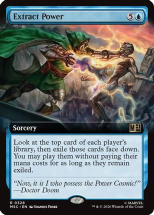 Extract Power (Extended Art) (328) [Commander: Marvel Super Heroes] Foil