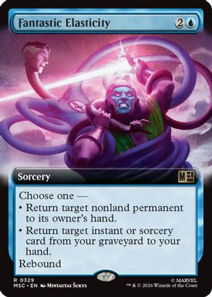 Fantastic Elasticity (Extended Art) (329) [Commander: Marvel Super Heroes]