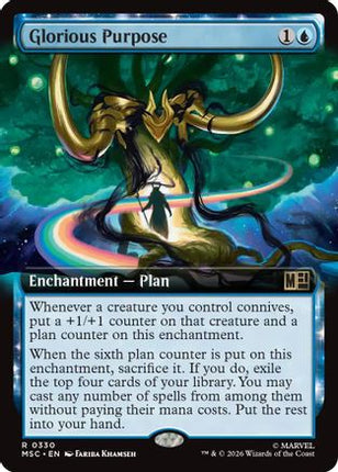 Glorious Purpose (Extended Art) (330) [Commander: Marvel Super Heroes]