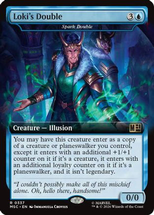 Loki's Double - Spark Double (Extended Art) (337) [Commander: Marvel Super Heroes] Foil