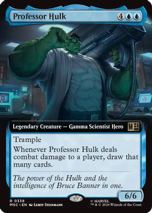 Professor Hulk (Extended Art) (338) [Commander: Marvel Super Heroes] Foil