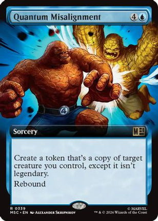Quantum Misalignment (Extended Art) (339) [Commander: Marvel Super Heroes]