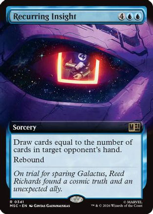 Recurring Insight (Extended Art) (341) [Commander: Marvel Super Heroes]