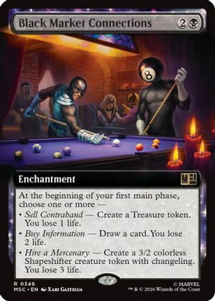 Black Market Connections (Extended Art) (346) [Commander: Marvel Super Heroes]