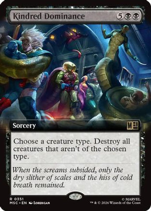 Kindred Dominance (Extended Art) (351) [Commander: Marvel Super Heroes]