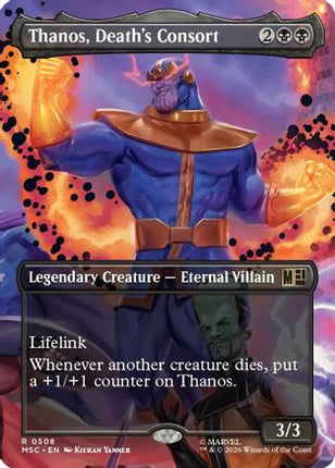 Thanos, Death's Consort (Extended Art) (508) [Commander: Marvel Super Heroes] Foil