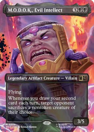 M.O.D.O.K., Evil Intellect (Borderless) (509) [Commander: Marvel Super Heroes]