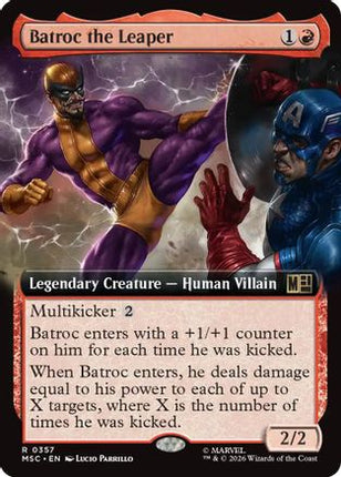Batroc the Leaper (Extended Art) (357) [Commander: Marvel Super Heroes]