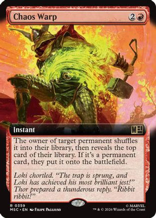 Chaos Warp (Extended Art) (359) [Commander: Marvel Super Heroes]
