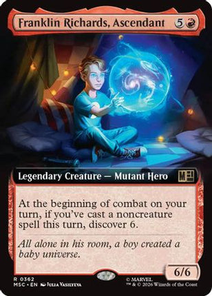 Franklin Richards, Ascendant (Extended Art) (362) [Commander: Marvel Super Heroes]