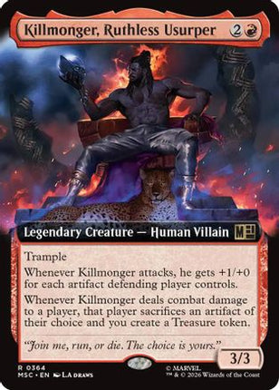 Killmonger, Ruthless Usurper (Extended Art) (364) [Commander: Marvel Super Heroes]