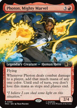 Photon, Mighty Marvel (Extended Art) (369) [Commander: Marvel Super Heroes]