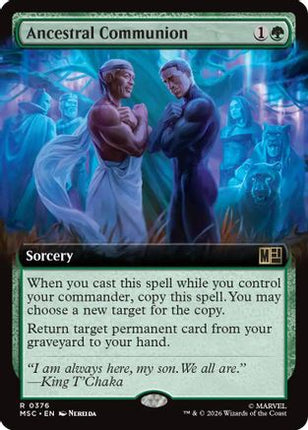 Ancestral Communion (Extended Art) (376) [Commander: Marvel Super Heroes]