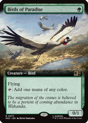 Birds of Paradise (Extended Art) (377) [Commander: Marvel Super Heroes]