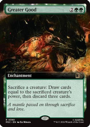 Greater Good (Extended Art) (380) [Commander: Marvel Super Heroes]