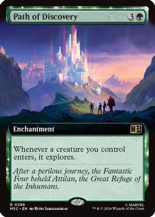 Path of Discovery (Extended Art) (386) [Commander: Marvel Super Heroes]