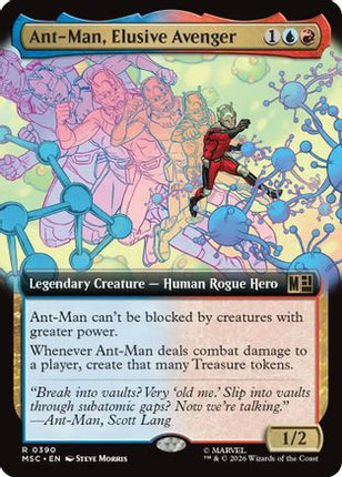 Ant-Man, Elusive Avenger (Extended Art) (390) [Commander: Marvel Super Heroes]