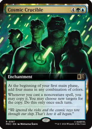 Cosmic Crucible (Extended Art) (397) [Commander: Marvel Super Heroes]