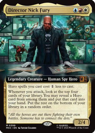 Director Nick Fury (Extended Art) (399) [Commander: Marvel Super Heroes]