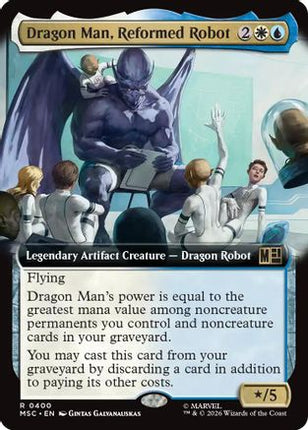 Dragon Man, Reformed Robot (Extended Art) (400) [Commander: Marvel Super Heroes]