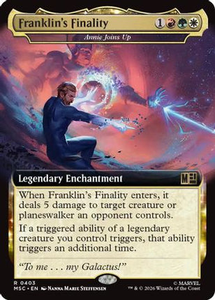Franklin's Finality - Annie Joins Up (Extended Art) (403) [Commander: Marvel Super Heroes] Foil