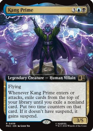 Kang Prime (Extended Art) (406) [Commander: Marvel Super Heroes]